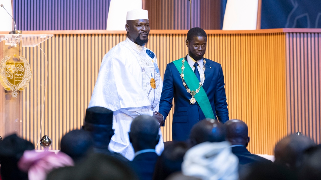 Senegal swears in former opposition figure Bassirou Diomaye&nbsp;Faye