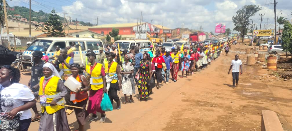 Nebbi Catholic Diocese pilgrims arrive at&nbsp;Namugongo